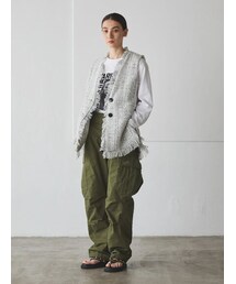 GARAGE OF GOOD CLOTHINGフェイクレザーベスト 新品タグ☆ GARAGE OF GOOD CLOTHINGフェイクレザーベスト