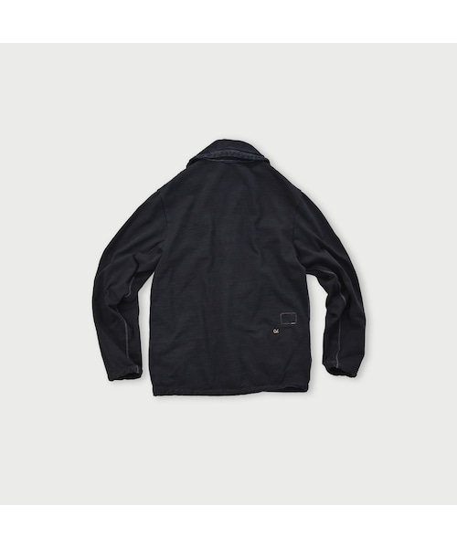 でこぼこ天竺の908チロリアンカーディガン（インディゴ）