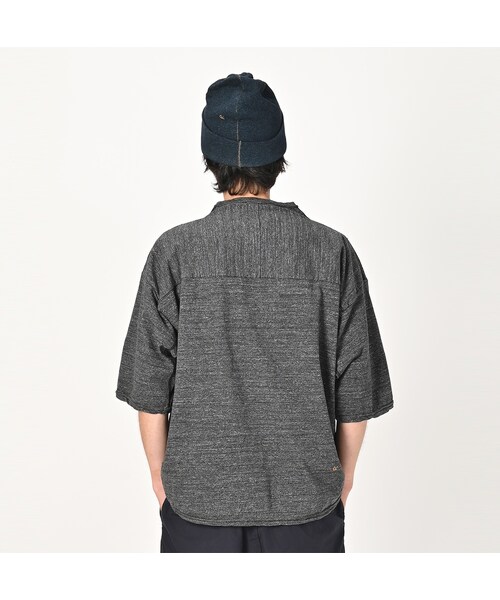 45R（フォーティファイブアール）の「でこぼこ天竺の908アウターT  