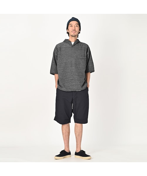 45R でこぼこ天竺の908アウターＴシャツ インディゴ 45R（フォーティファイブアール）の「でこぼこ天竺の908アウターT