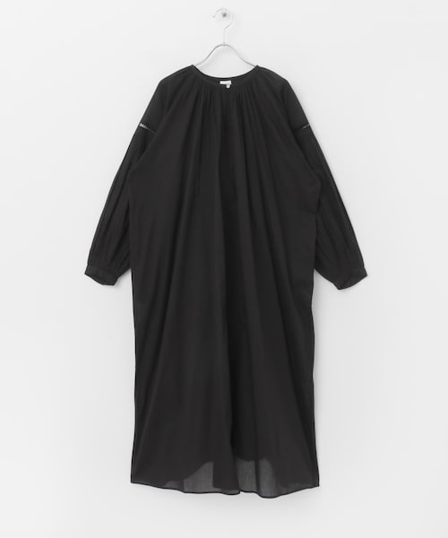 URBAN RESEARCH DOORS（アーバンリサーチドアーズ）の「コットンボイルラグランギャザーワンピース（ワンピース/ドレス・レディース・D.MNT/BLK/bordeaux・M）」の15枚目の写真