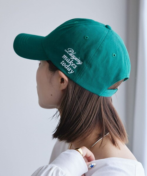 ブラウン刺繍ロゴキャップ ツイル刺繍キャップ - ブラウン | ZARA Japan / 日本