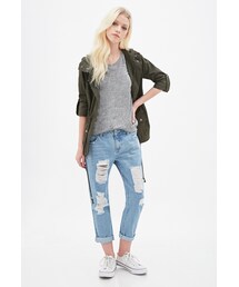 FOREVER 21 | FOREVER 21 Distressed Boyfriend Jeans(デニムパンツ)