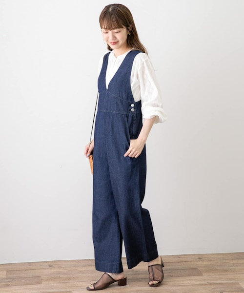 URBAN RESEARCH Sonny Label（アーバンリサーチサニーレーベル）の「ドビーエアリーコットンギャザーブラウス（トップス・レディース・オフ/ブラック/ブルーグレー・FREE）」の11枚目の写真