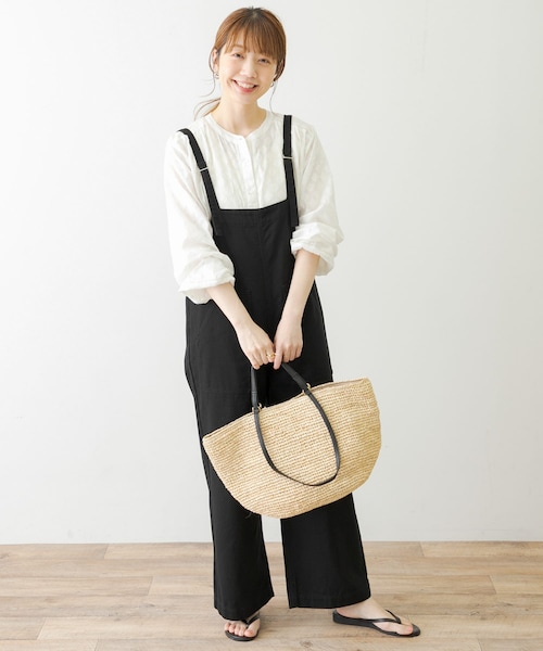 URBAN RESEARCH Sonny Label（アーバンリサーチサニーレーベル）の「ドビーエアリーコットンギャザーブラウス（トップス・レディース・オフ/ブラック/ブルーグレー・FREE）」の20枚目の写真