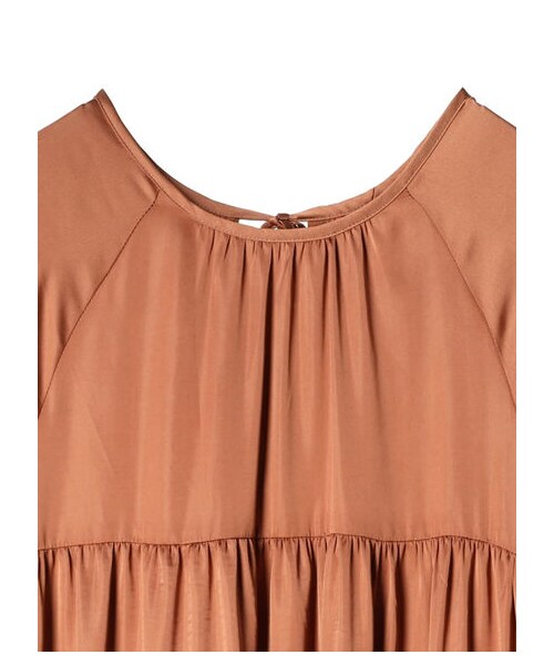 Green　Parks（グリーンパークス）の「【予約】armonia. ティアード切り替えワンピース（ワンピース/ドレス・ブラック/テラコッタ/ミント・F）」の19枚目の写真