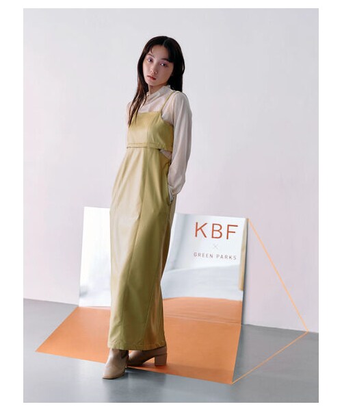 Green Parks(グリーンパークス)の「【予約】KBF 2WAYフェイクレザージャンスカ(ワンピース/ドレス・ブラック/ピスタチオ・F)」の16枚目の写真
