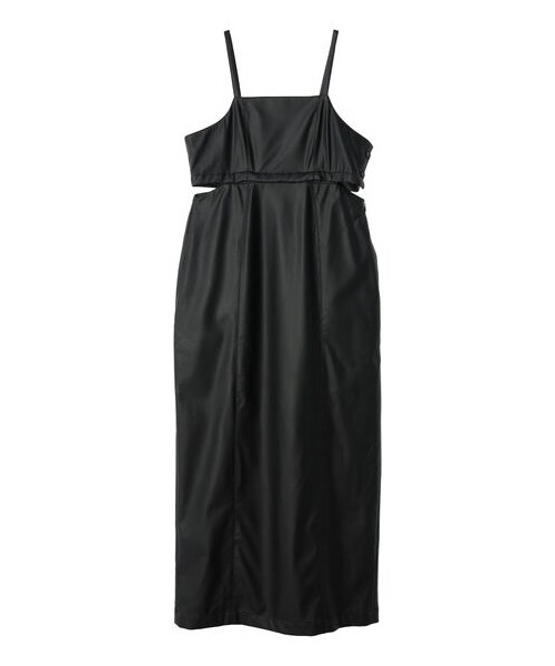 Green Parks(グリーンパークス)の「【予約】KBF 2WAYフェイクレザージャンスカ(ワンピース/ドレス・ブラック/ピスタチオ・F)」の13枚目の写真