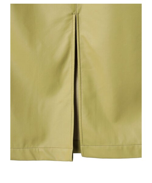 Green Parks(グリーンパークス)の「【予約】KBF 2WAYフェイクレザージャンスカ(ワンピース/ドレス・ブラック/ピスタチオ・F)」の10枚目の写真