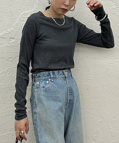 LOUNGEDRESS（ラウンジドレス）の「BASICテレコロンT（Tシャツ