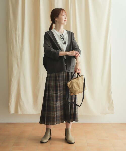 URBAN RESEARCH DOORS（アーバンリサーチドアーズ）の「リメイクショートジャケット（ジャケット/アウター・レディース・CHARCOAL/KHAKI・M）」の15枚目の写真