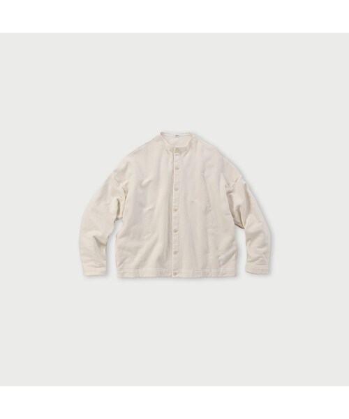 45R（フォーティファイブアール）の「裏毛の17色四角カーディガン MEN