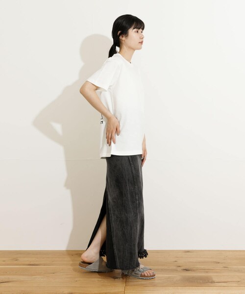 77circa(ナナナナサーカ)の「77circa long denim skirt 26(スカート・レディース・black1/black2/blue1/blue2・26)」の17枚目の写真