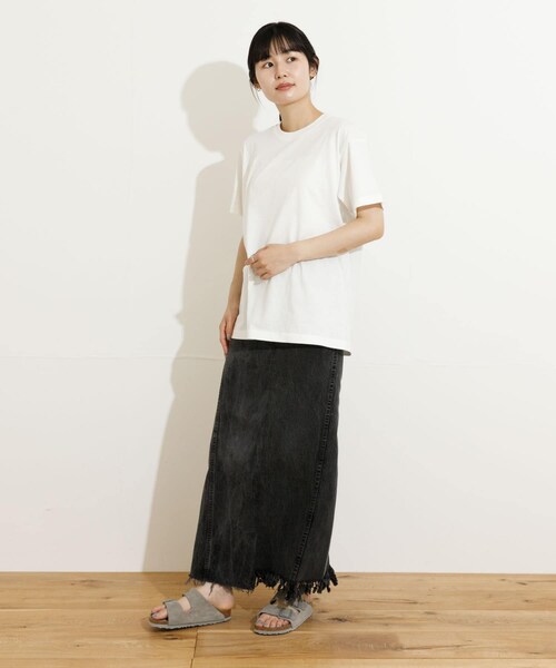 77circa(ナナナナサーカ)の「77circa long denim skirt 26(スカート・レディース・black1/black2/blue1/blue2・26)」の16枚目の写真