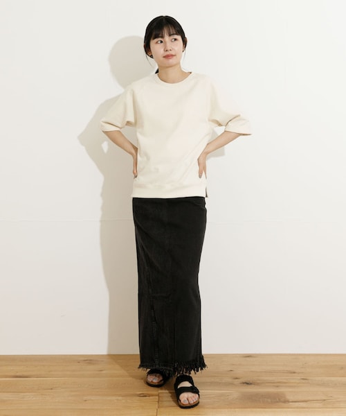 77circa(ナナナナサーカ)の「77circa long denim skirt 28(スカート・レディース・black1/black2/blue1/blue2・28)」の15枚目の写真