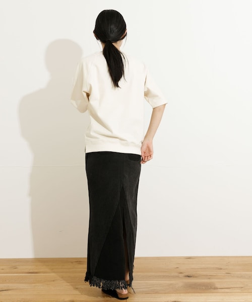 77circa(ナナナナサーカ)の「77circa long denim skirt 28(スカート・レディース・black1/black2/blue1/blue2・28)」の18枚目の写真
