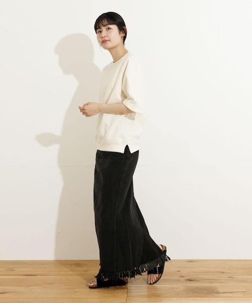 77circa(ナナナナサーカ)の「77circa long denim skirt 28(スカート・レディース・black1/black2/blue1/blue2・28)」の16枚目の写真