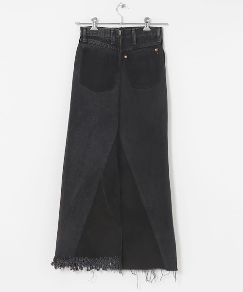 77circa(ナナナナサーカ)の「77circa long denim skirt 28(スカート・レディース・black1/black2/blue1/blue2・28)」の10枚目の写真