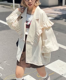 りー♡ フリルボリュームスリーブテーラージャケット CIAOPANIC（チャオパニック）の「【HELLO.SANFRANCISCO】フリル