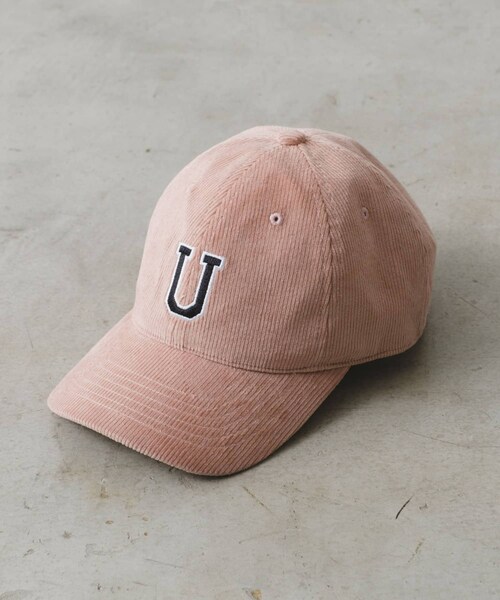 CIAOPANIC TYPY（チャオパニックティピー）の「【UNIVERSAL OVERALL】コーデュロイロゴキャップ（キャップ・レディース・アイボリー/サックスブルー/ピンク/ブラック・ONE）」の4枚目の写真
