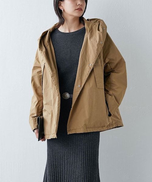 【REMI RELIEF】撥水ナイロンショートジャケット