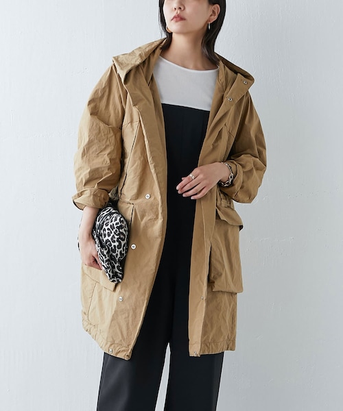 美品 別注 REMI RELIEF レミレリーフ 撥水ナイロン ロングジャケット GALLARDAGALANTE（ガリャルダガランテ）の「【REMI RELIEF】撥水