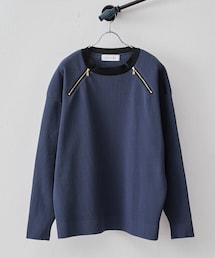 CULLNI クルニ ジッパー付きニット 薄手 新品未使用 タグ付き Lui's(ルイス)の「【CULLNI / クルニ】exclusive ZIPデザイン