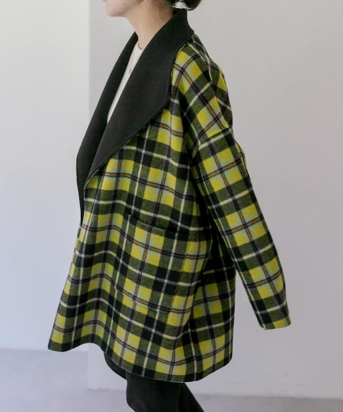 Kinloch Anderson 23AW別注・ダブルフェイスショートコート Kinloch Anderson】23AW別注・ダブルフェイスショートコート