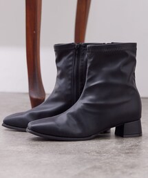 Chez toi | ストレッチショートブーツ(ブーツ)