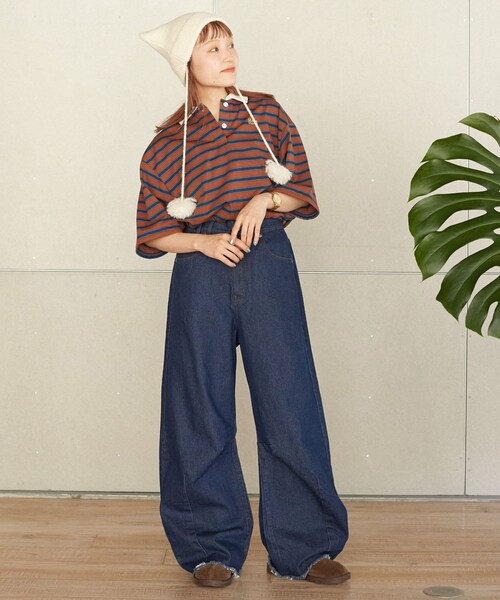w closet(ダブルクローゼット)の「ファースリッパ(シューズ・レディース・キャメル/グレー/ブラック・M/L)」の5枚目の写真