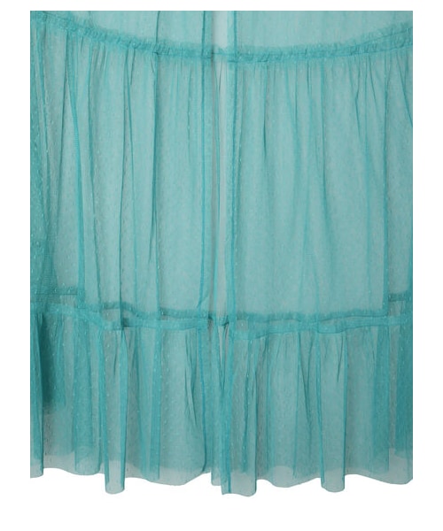 Green　Parks（グリーンパークス）の「・ELENCARE DUE 2wayチュールキャミワンピ（ワンピース/ドレス・アイボリー/チャコールグレー/ブラック/モカ/ターコイズブルー/パープル・F）」の15枚目の写真