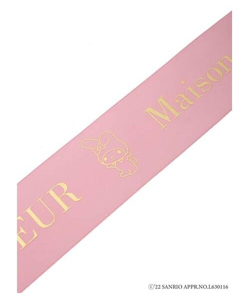 Maison de FLEUR（メゾンドフルール）の「My Melody イースターサテンリボン（その他・ピンク・F）」の5枚目の写真