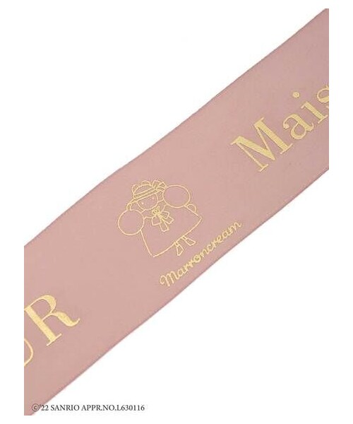 Maison de FLEUR（メゾンドフルール）の「Marroncream イースターサテンリボン（その他・グレイッシュピンク・F）」の6枚目の写真