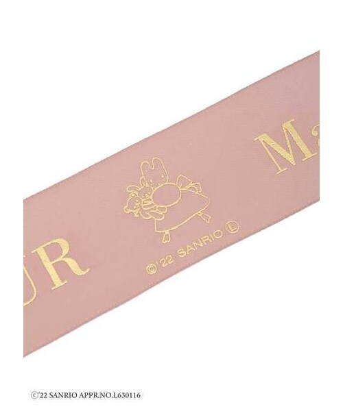 Maison de FLEUR（メゾンドフルール）の「Marroncream イースターサテンリボン（その他・グレイッシュピンク・F）」の4枚目の写真