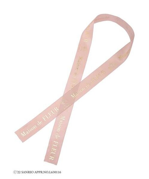 Maison de FLEUR（メゾンドフルール）の「Marroncream イースターサテンリボン（その他・グレイッシュピンク・F）」の8枚目の写真