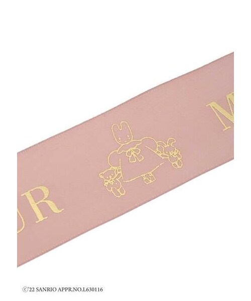 Maison de FLEUR（メゾンドフルール）の「Marroncream イースターサテンリボン（その他・グレイッシュピンク・F）」の5枚目の写真