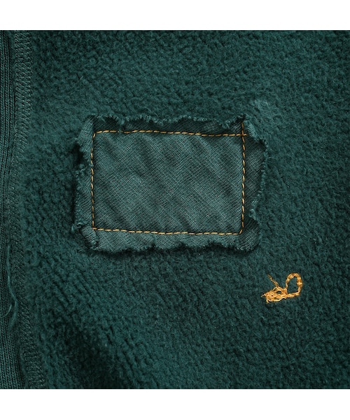 45R プレミアム度詰裏毛の908クルー　緑　Sサイズ 45R プレミアム度詰裏毛の908クルー 緑 Sサイズ 45R裏毛の