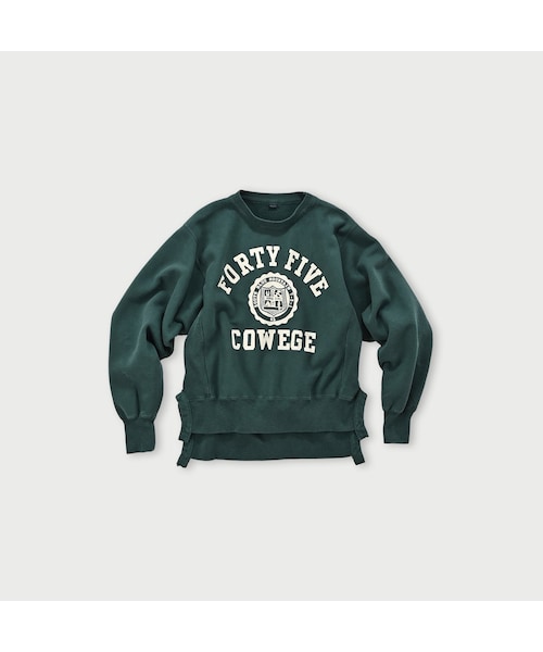 45R（フォーティファイブアール）の「プレミアム度詰裏毛の908クルー