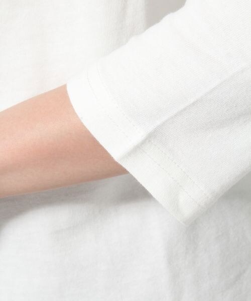 GLOBAL WORK（グローバルワーク）の「アソートＴシャツ7分袖（トップス・レディース・ホワイトロゴ05/ホワイトナンバー06/ボーダー10/ネイビーロゴ88・Ｍ/Ｌ）」の14枚目の写真