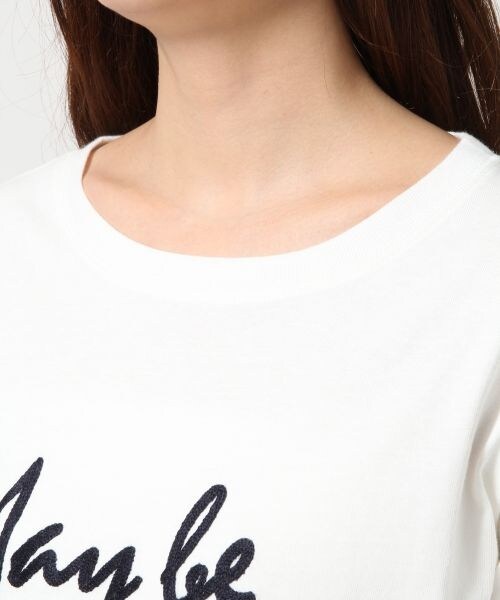 GLOBAL WORK（グローバルワーク）の「アソートＴシャツ7分袖（トップス・レディース・ホワイトロゴ05/ホワイトナンバー06/ボーダー10/ネイビーロゴ88・Ｍ/Ｌ）」の11枚目の写真