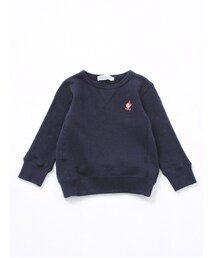 SEVENDAYS=SUNDAY | Kid's 30/10裏毛 リブ切替クルーネックプルオーバー(トップス)