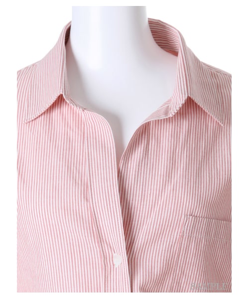 SNIDEL（スナイデル）の「シャツオールインワン（オールインワン・レディース・PNK/RED/GRY/BLU・0/1）」の8枚目の写真