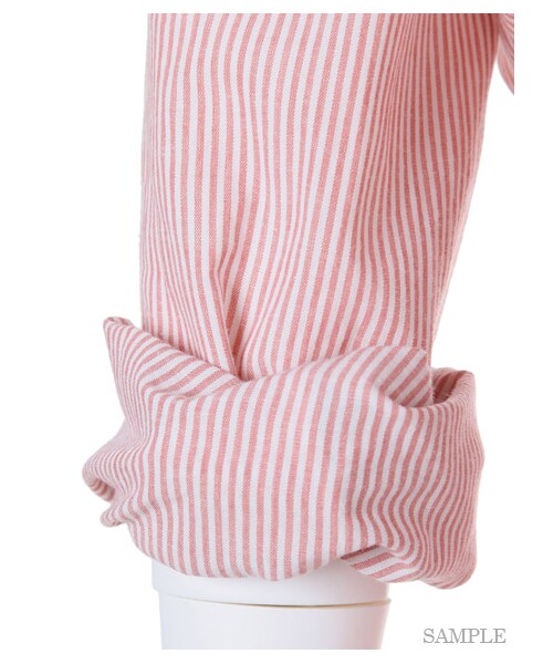 SNIDEL（スナイデル）の「シャツオールインワン（オールインワン・レディース・PNK/RED/GRY/BLU・0/1）」の11枚目の写真