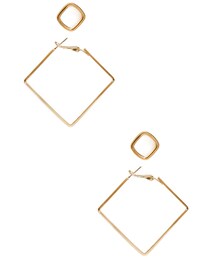 FOREVER 21 | FOREVER 21 Cutout Geo Earring Set(ピアス（両耳用）)
