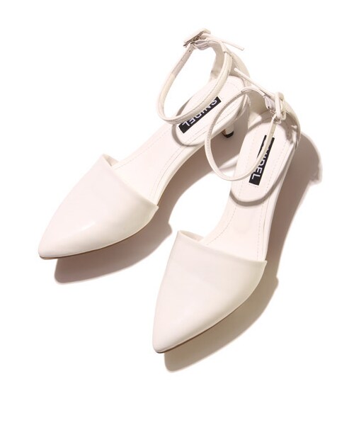 SNIDEL（スナイデル）の「ポインテッドローヒールパンプス（パンプス・レディース・WHT/GRY/BLK・S/M/L）」の4枚目の写真
