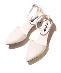 SNIDEL | ポインテッドローヒールパンプス(シューズ)