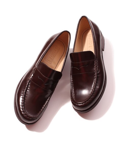 SNIDEL（スナイデル）の「シンプルローファー（フラットシューズ・レディース・WHT/BRW/BLK・S/M/L）」の2枚目の写真