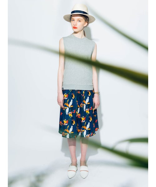 MURUA（ムルーア）の「【MODE】カッティングLOWサンダル（シューズ・レディース・ホワイト/ブラック/ゴールド）」の7枚目の写真