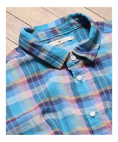 HOLIDAY(ホリデイ)の「CHECK LONG ONE-PI(ワンピース/ドレス・レディース・ORANGE/BLUE・ONE SIZE)」の5枚目の写真