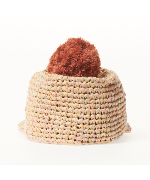 kaorinomori（カオリノモリ）の「ヴィオシャムス・CAP（帽子・DK GRAY()/PINK()・57.5cm(75)）」の4枚目の写真